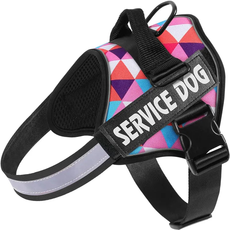 Chest Strap Dog Vest Harness With Quick Release For Border Collie