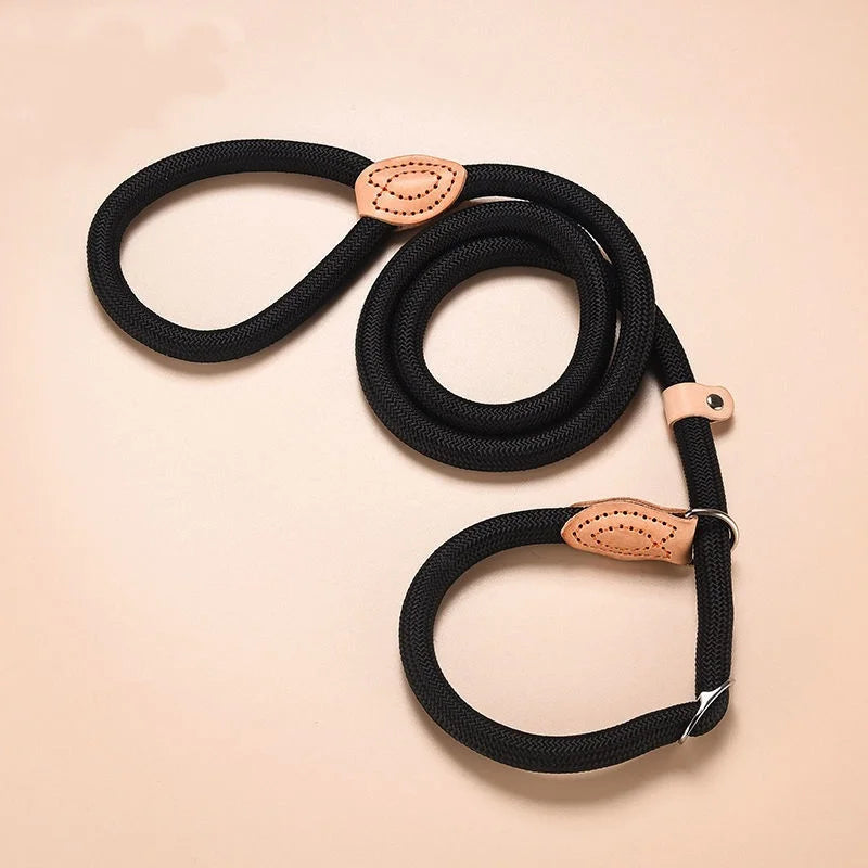 Nylon Dog Leash Slip Rope Heavy Duty Braided Training Leash