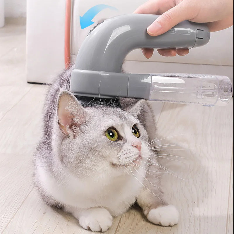Portable Cat And Dog Hair Vacuum Massage Cleaner For Pets