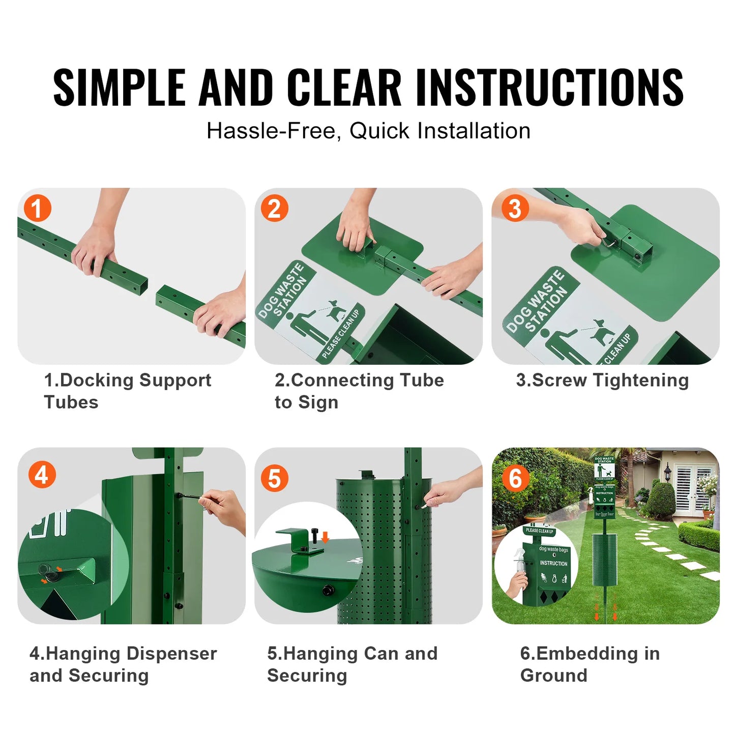 Commercial Dog Waste Station With Hand Wash And Bag Dispenser