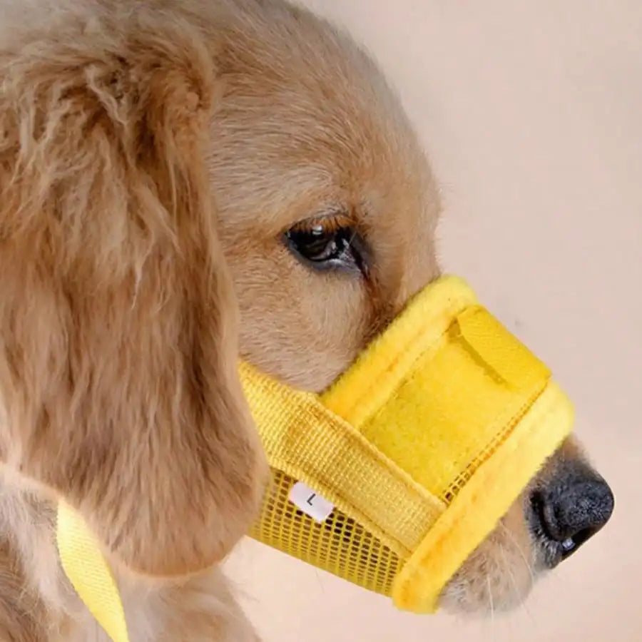 Adjustable Dog Muzzle With Breathable Mesh for All Dogs