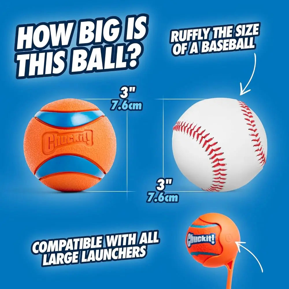 Ultra Ball Dog Toy Durable Rubber Floats Super Bouncy
