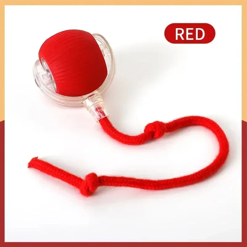 Silicone Smart Cat Ball Toy With Interactive Play Auto Avoidance