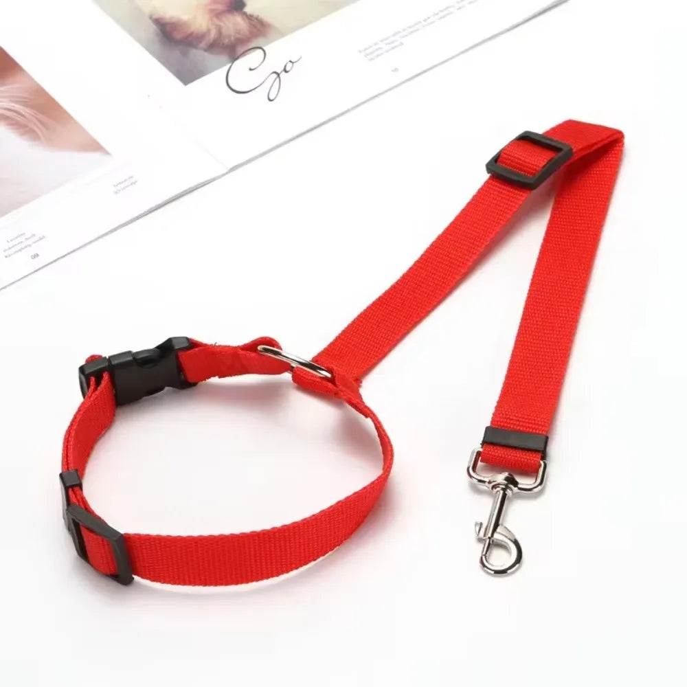 Nylon Pet Car Seat Belt Leash And Backseat Safety Harness
