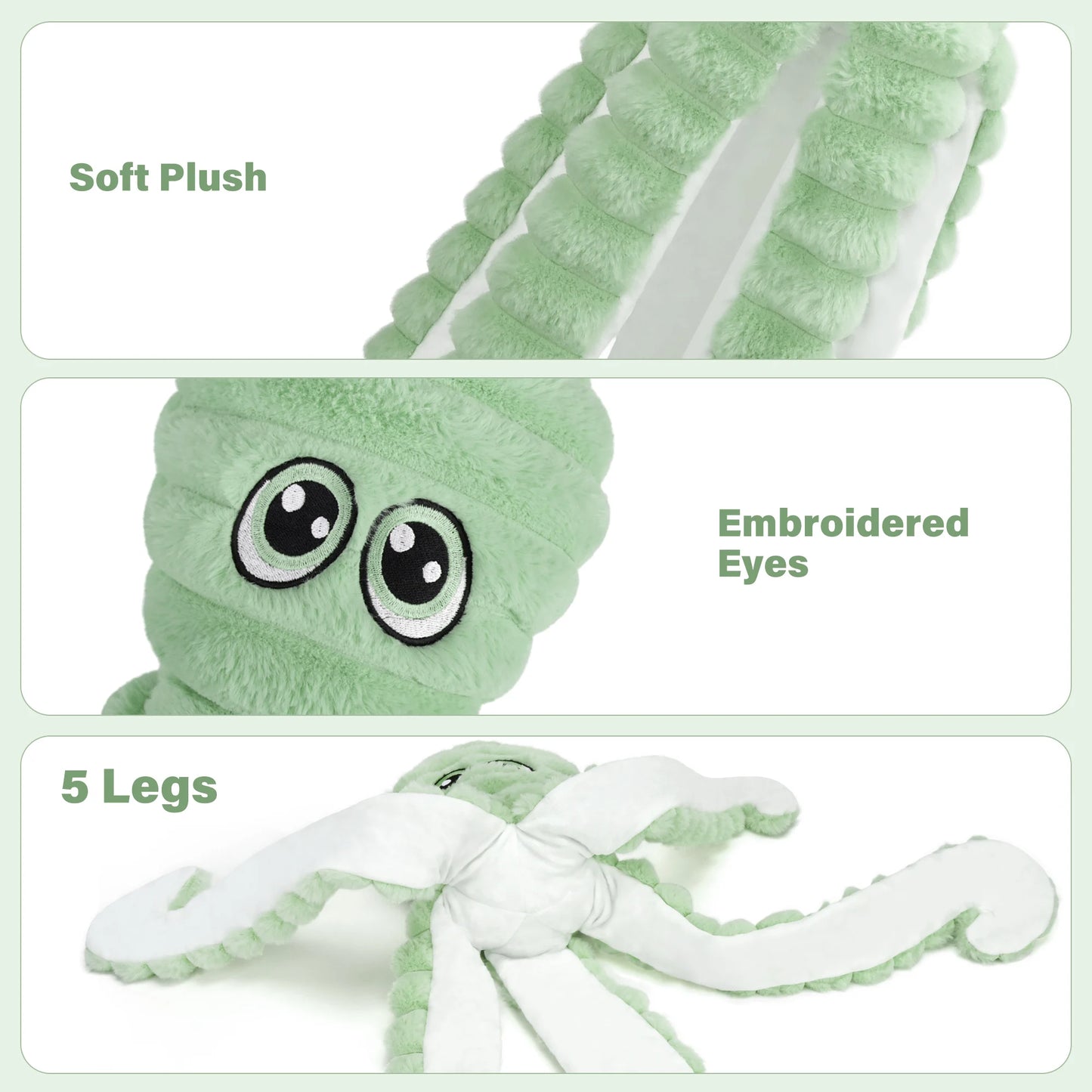 Squeaky Plush Dog Toy Grinding Teeth Chewing Toy Interactive