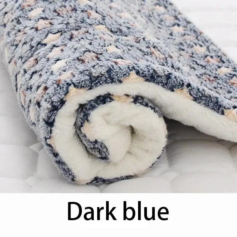 Premium Coral Fleece Pet Sleeping Mat For Dogs And Cats