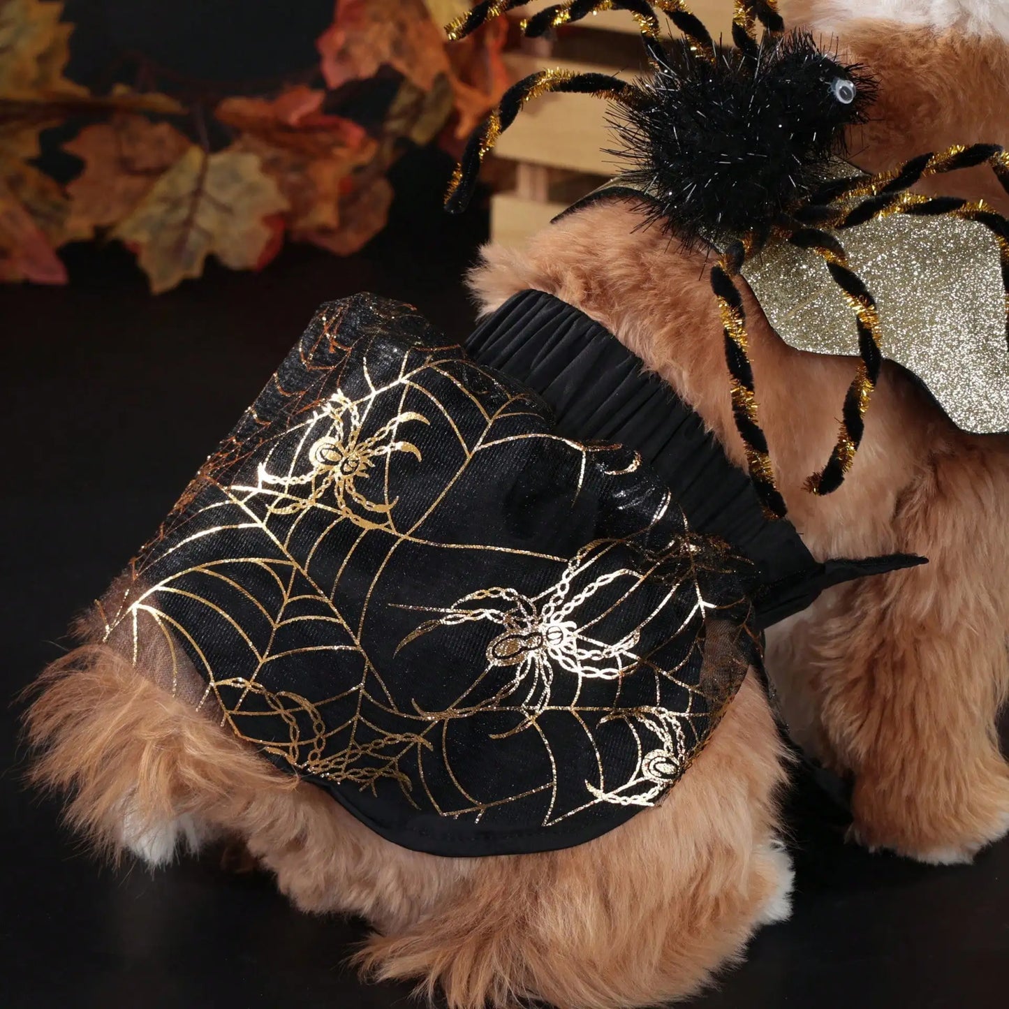 Stylish Adjustable Halloween Spider Pet Costume For Pets