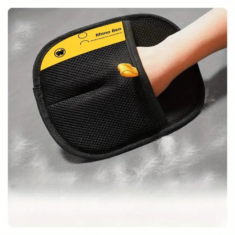 Electrostatic Pet Hair Removal Gloves Polypropylene For Cats And Dogs