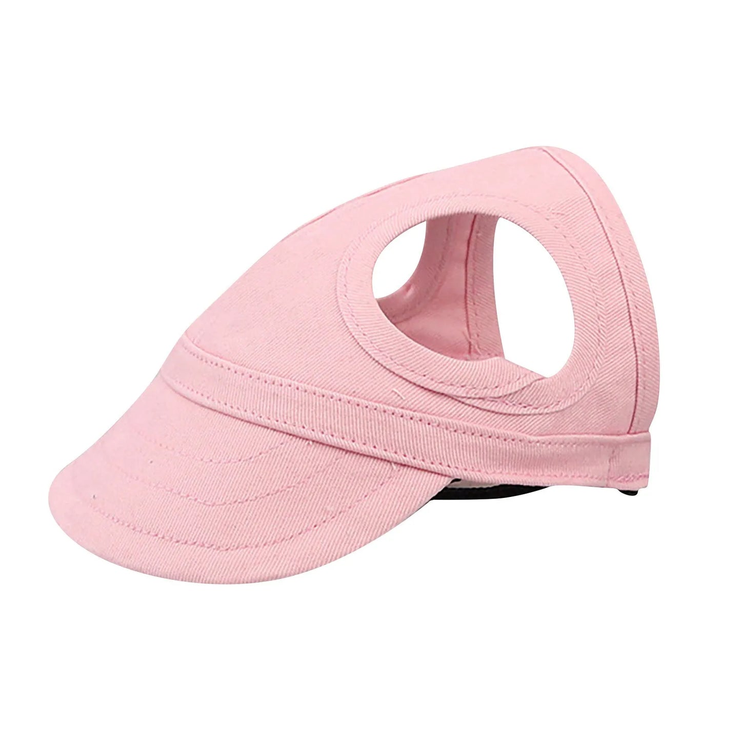 Dog Summer Oxford Visor Hat Leather Cap For Small Dogs