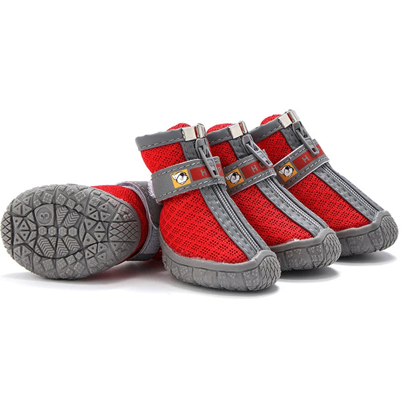 Hobbaggo Non Slip Breathable Dog Shoes With Plush Paw Protection