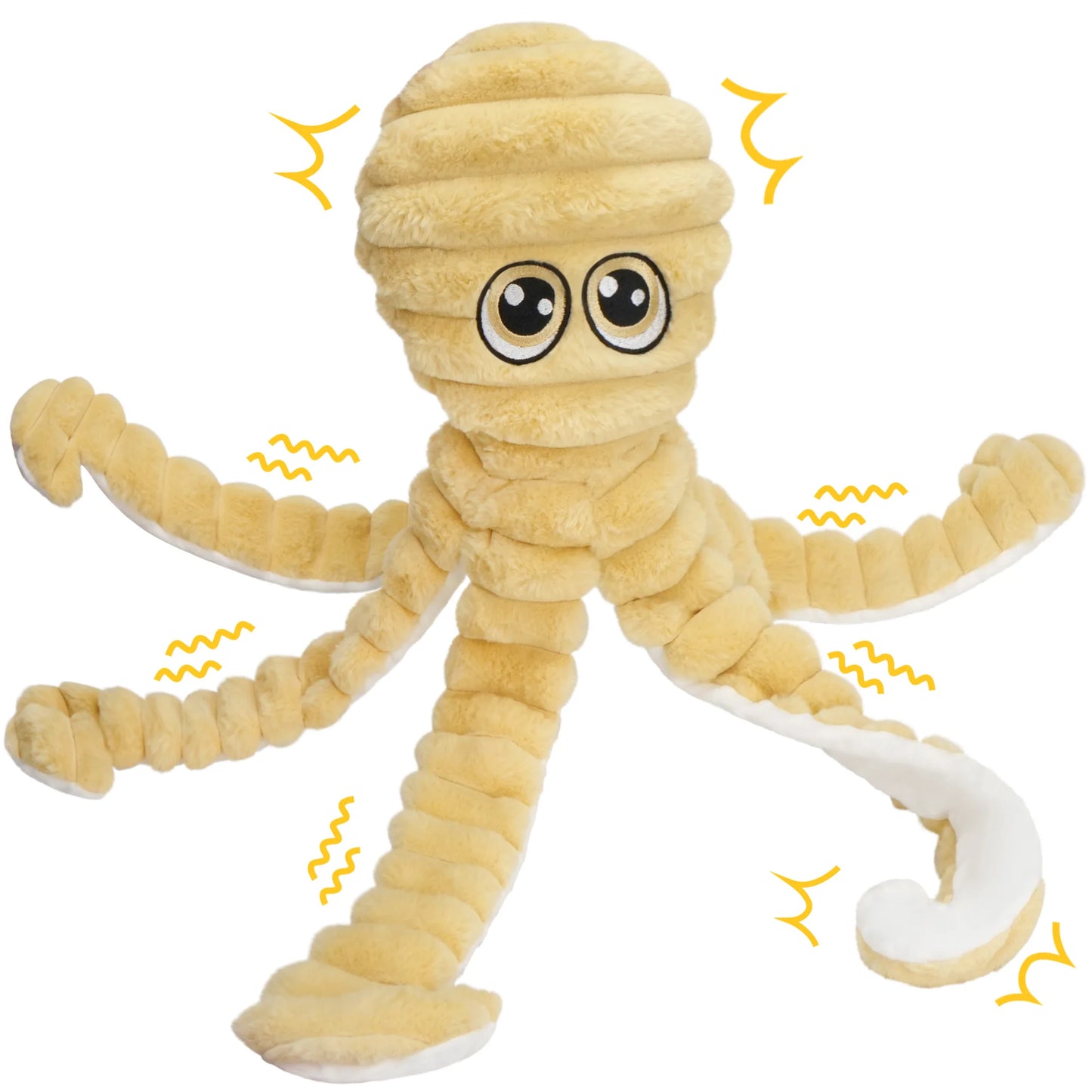 Squeaky Plush Dog Toy Grinding Teeth Chewing Toy Interactive
