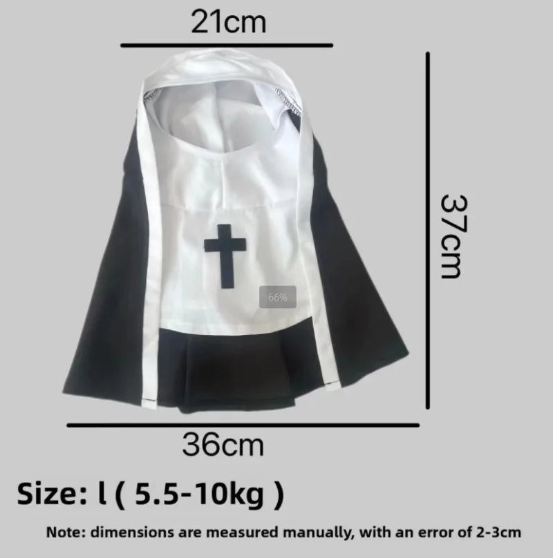 DKSTINYE Funny Kitten Jesus Costume For Dogs And Cats
