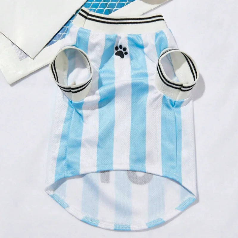Breathable Mesh Dog Clothes Sports Style Puppy Shirt For Pets