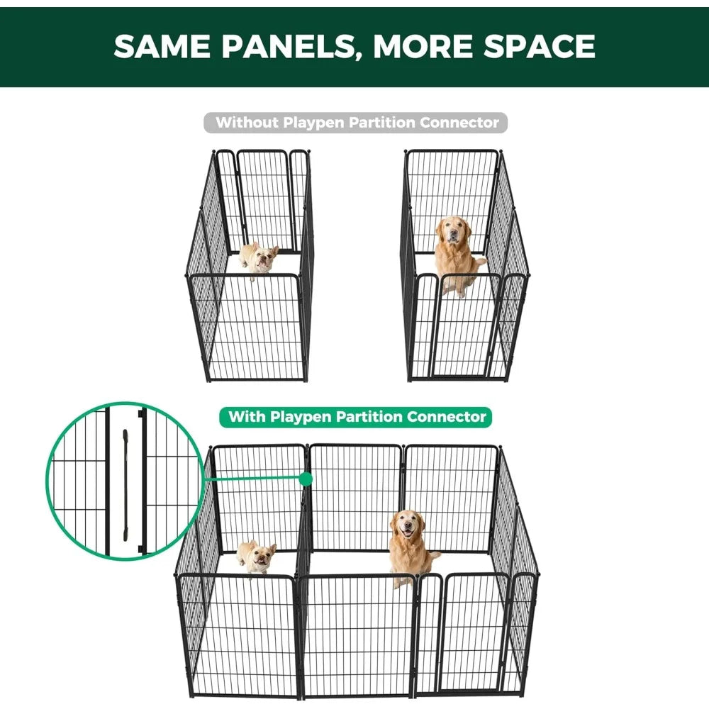 Sturdy Expandable Indoor Dog Playpen For Secure Pet Exercise