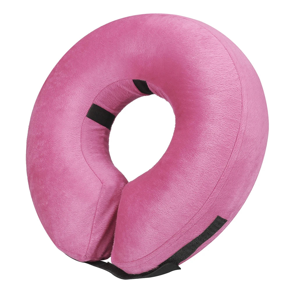 Inflatable Postoperative Pet Recovery Collar for Dogs and Cats