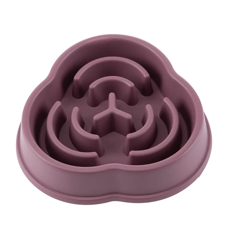 Slow Feeder Dog Bowl With Non Slip Base Maze Design