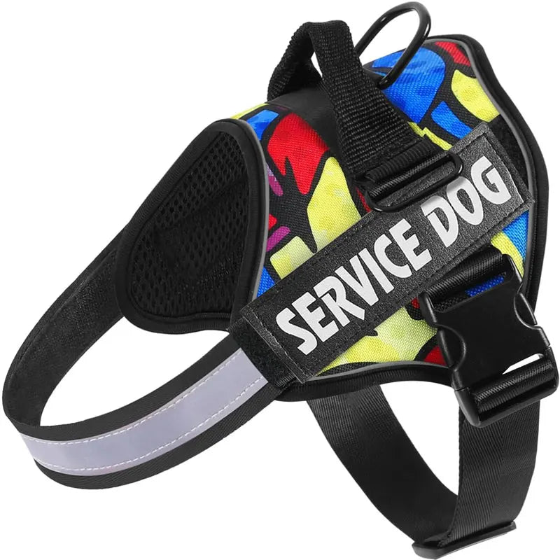 Chest Strap Dog Vest Harness With Quick Release For Border Collie