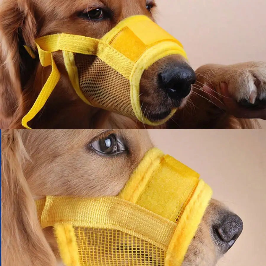 Adjustable Dog Muzzle With Breathable Mesh for All Dogs