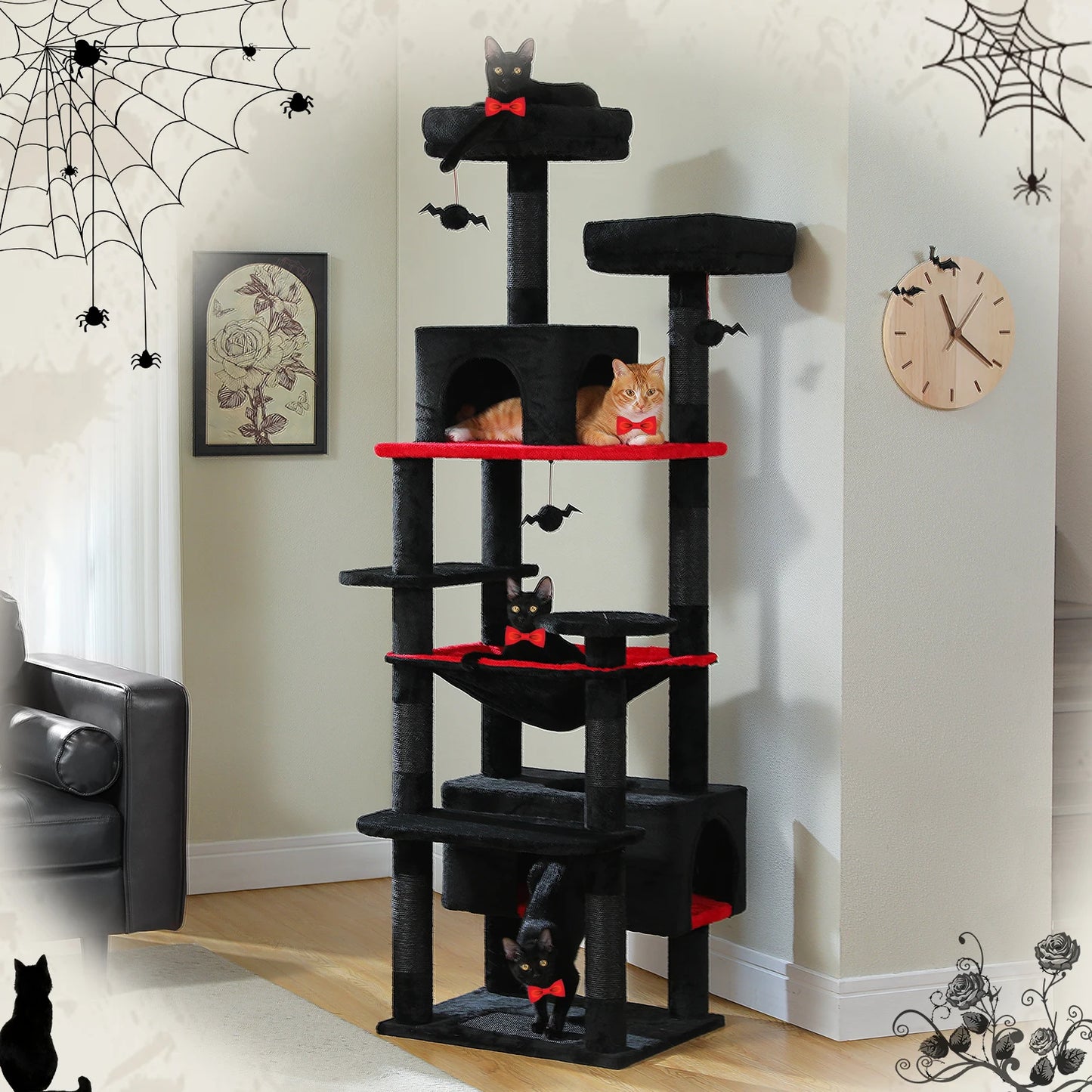 PAWZ Road Indoor Cat Tree With Sisal Scratching Posts
