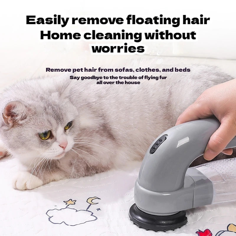 Portable Cat And Dog Hair Vacuum Massage Cleaner For Pets
