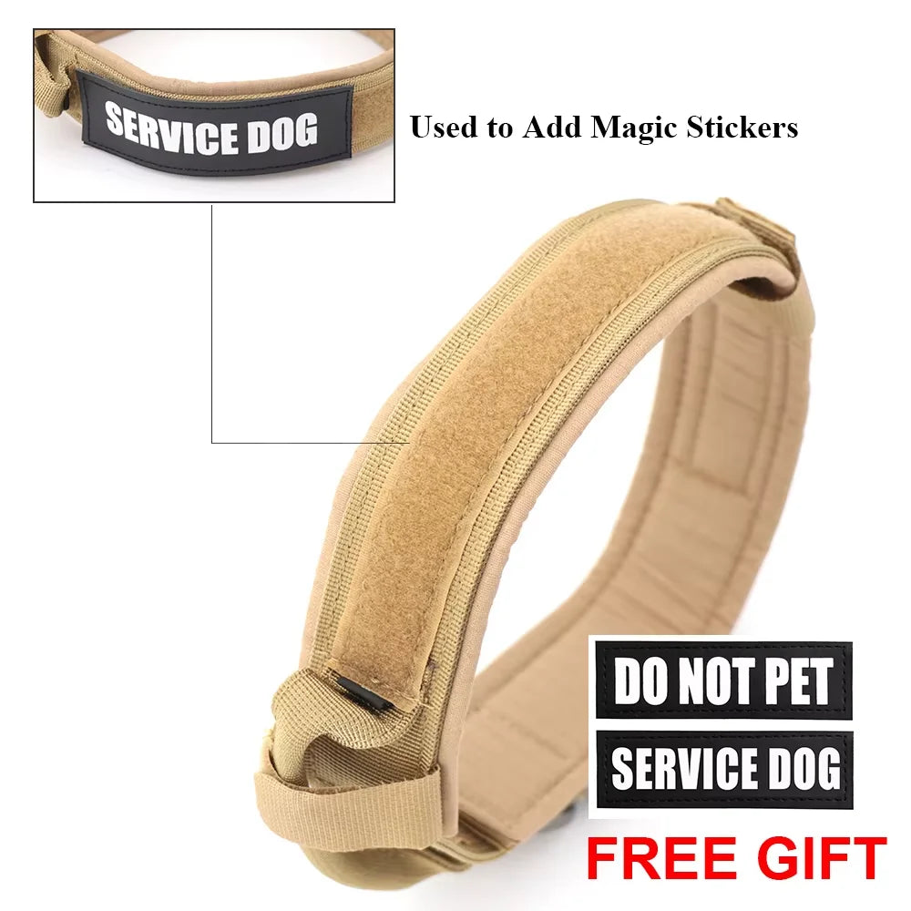 Adjustable Dog Training Collar And Leash Set With Control Handle