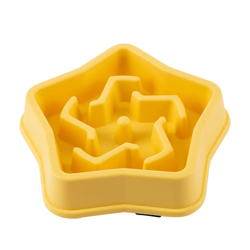 Slow Feeder Dog Bowl With Non Slip Base Maze Design