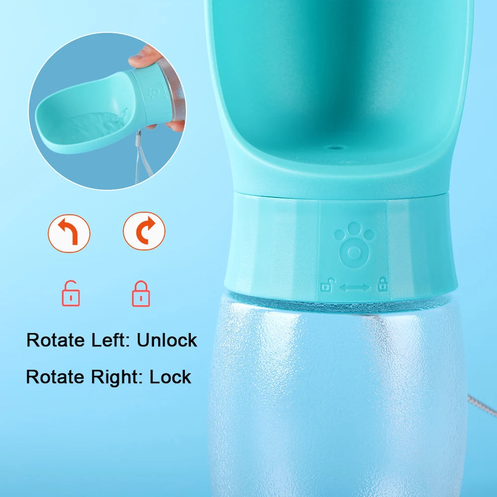 Holapet Portable Dog Water Bottle Dispenser For Pets