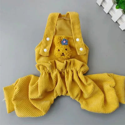 Cute Dog Jumpsuit With Straps Overalls For Pet Clothing