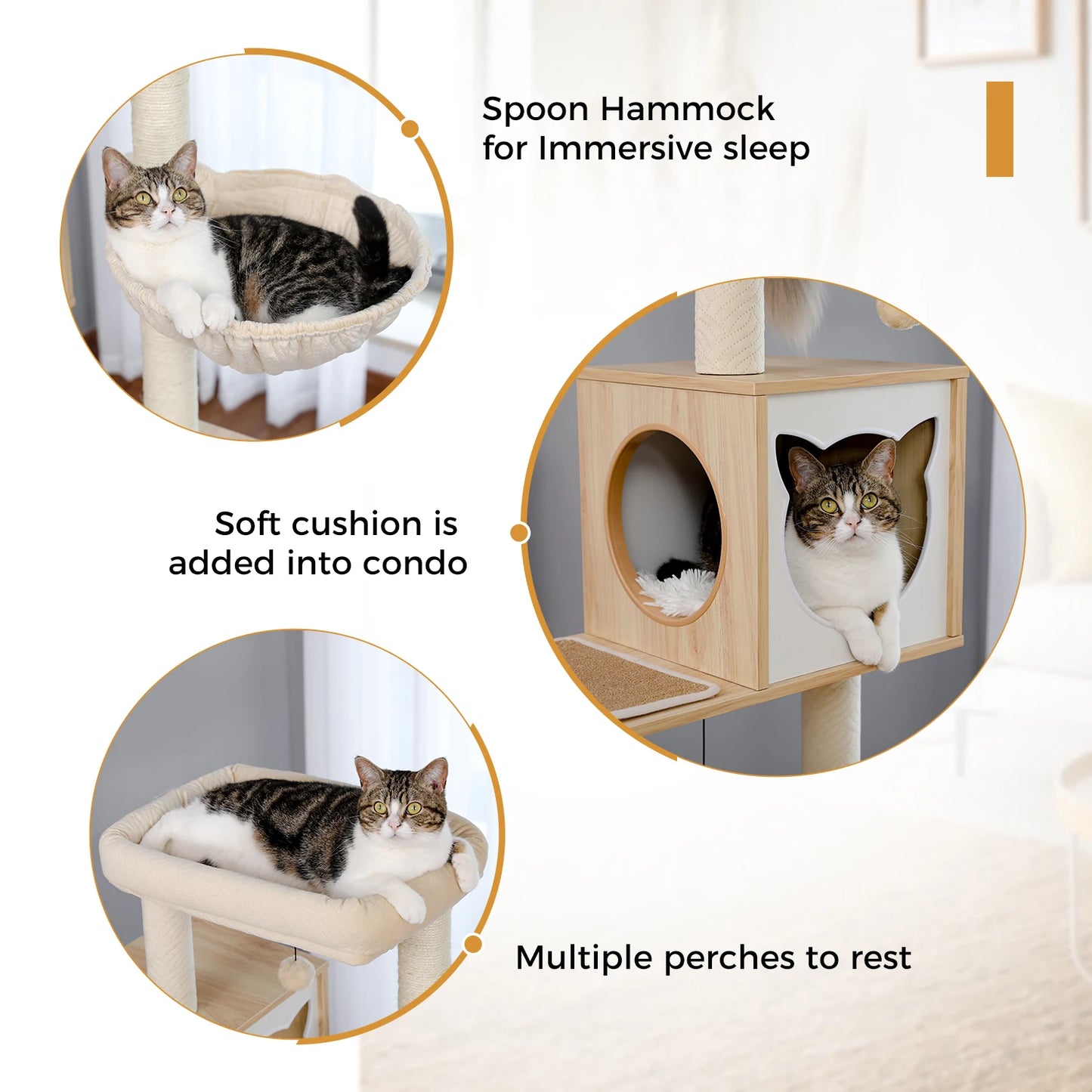 PAWZ Road Cat Tree With Litter Box Enclosure And Cabinet