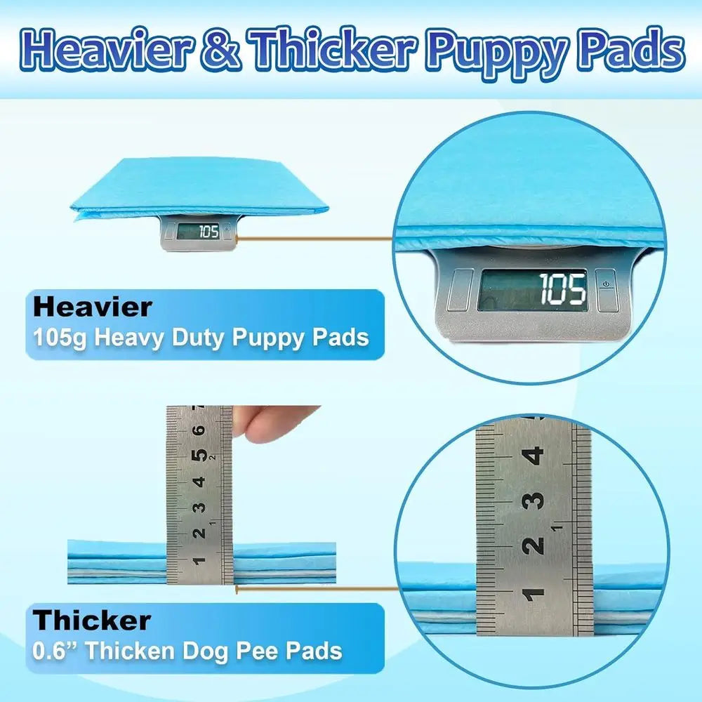 Thick Absorbent Dog Pee Pads Disposable Bed Pads 30 Count