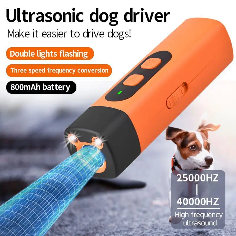 Rechargeable Ultrasonic Pet Bark Deterrent Trainer For Dogs