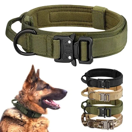 NONE CN Outdoor Tactical Dog Collar With Breathable Nylon