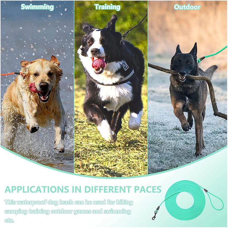 TOCKFIT Waterproof Dog Leash For Training And Recall