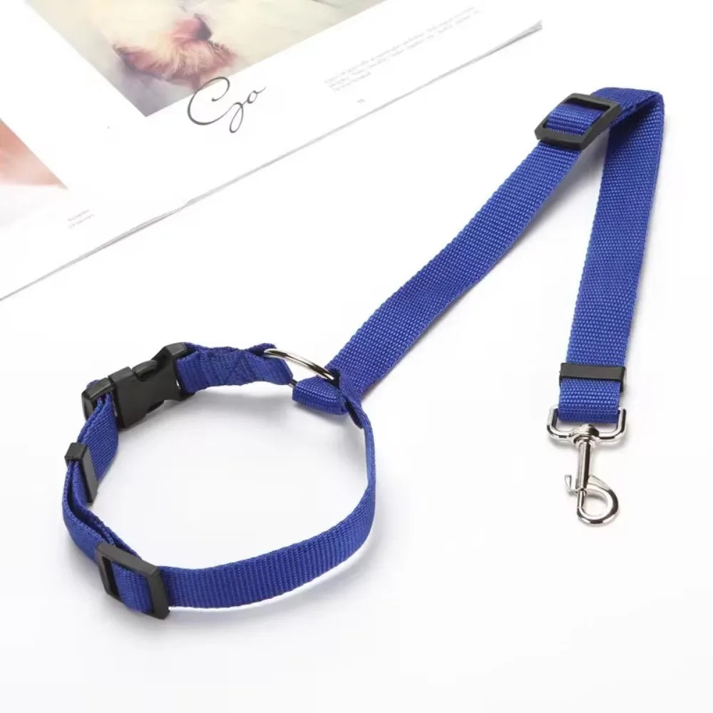 Nylon Pet Car Seat Belt Leash And Backseat Safety Harness