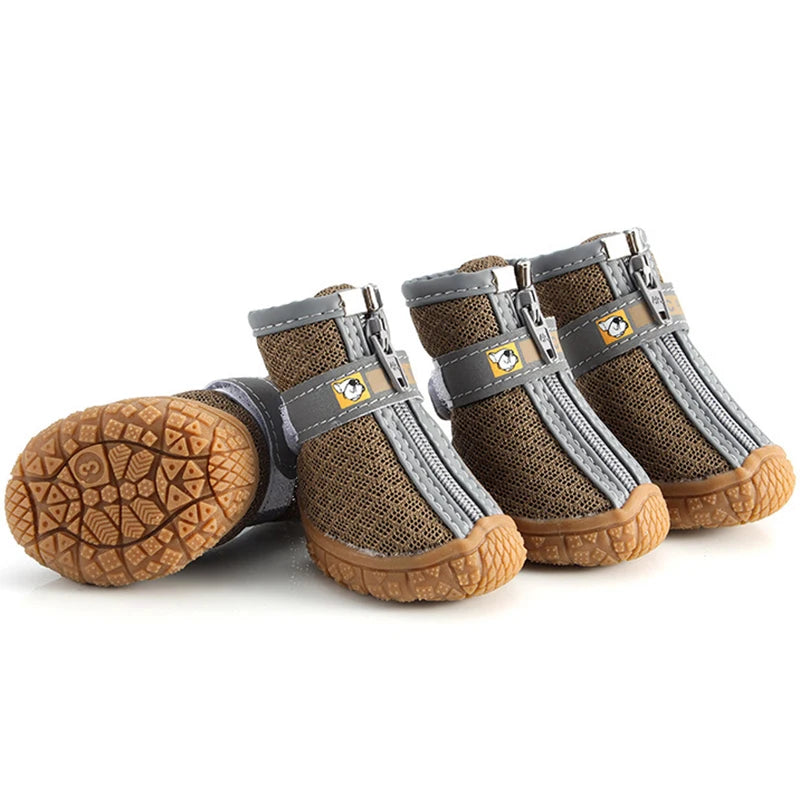 Hobbaggo Non Slip Breathable Dog Shoes With Plush Paw Protection
